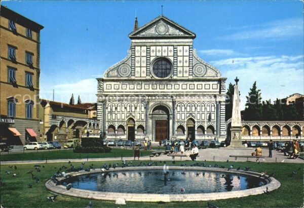 Firenze Florenz Piazza e Chiesa di San Maria Novella Sa