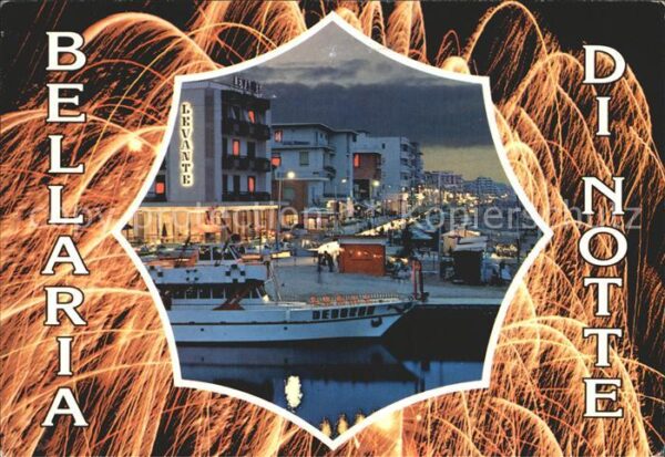Bellaria Notturno nächtlich Levante  Schiffe