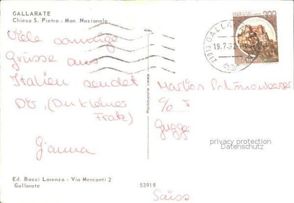 Gallarate Varese Chiesa San Pietro Mon. Nazionale – Bild 2