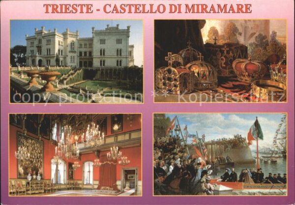 Trieste Castello di Miramare Schloß Miramare Kr
