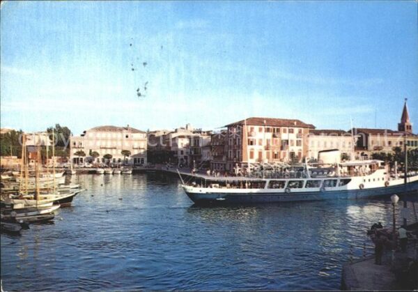 Grado Gorizia Il porto Segelschiffe der Hafen
