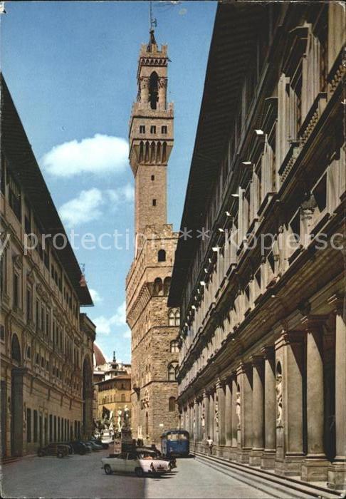 Firenze Florenz Portici degli Uffici die Laubengaenge d