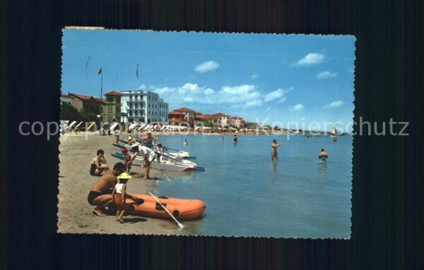 Viserba la spiaggia der Strand Luftboot