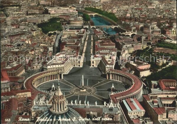 Roma Rom Sankt Peter Platz und Basilika Basilica