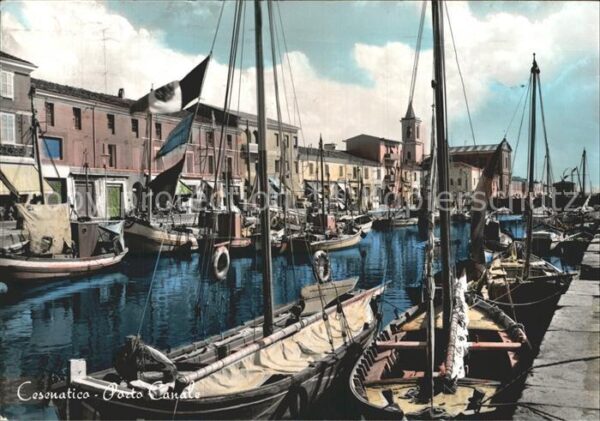 Cesenatico der Hafen Kanal porto canale