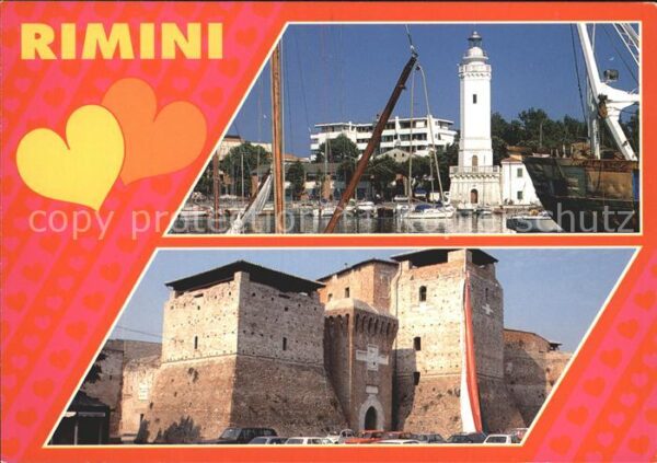 Rimini Segelboote Teilansichten