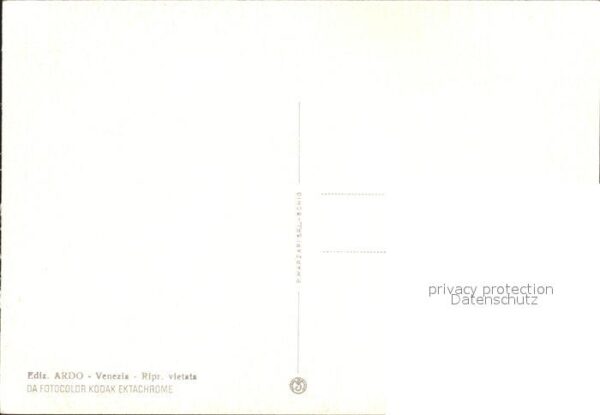 Venezia Venedig Lido Hotel Hungaria P. Boote – Bild 2