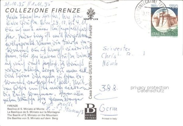 Firenze Florenz Basilica di S. Miniato al Monte – Bild 2