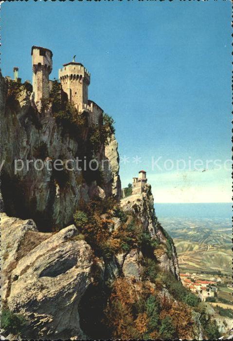 San Marino Repubblica le antiche Torri die alten Türme