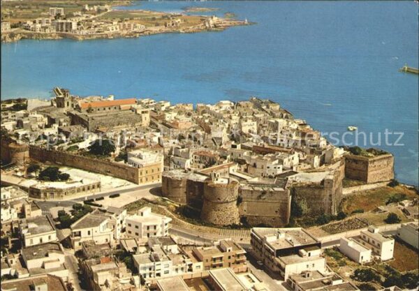Otranto Italien Fliegeraufnahme Cittadella sul fondo Sc
