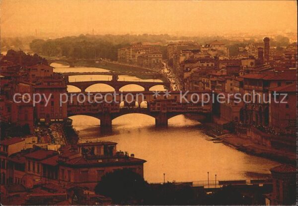 Firenze Florenz Ponti sull Arno Brücke