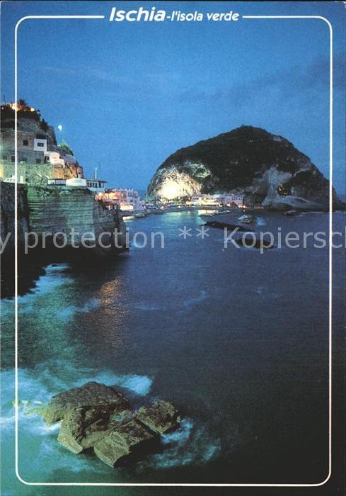 Ischia Isola verde Mittelmeer Fliegeraufnahme