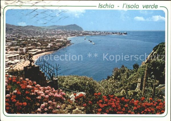 Ischia isola verde spiaggia di S. Francesco da