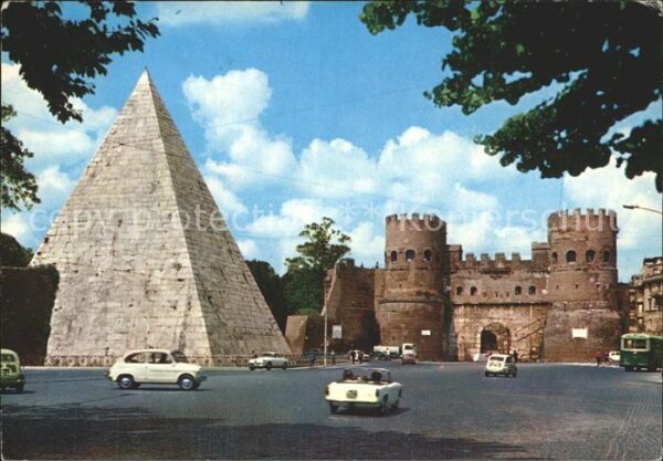 Roma Rom Piramide di Caio Cestio e Porta S. Paol