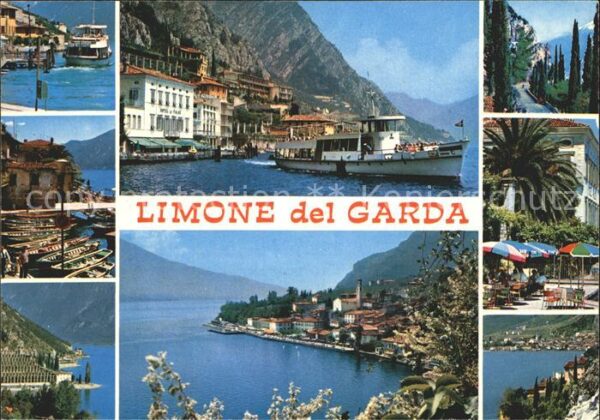 Limone sul Garda Boote Schiff  Hotel de Palme Hotel Azzu