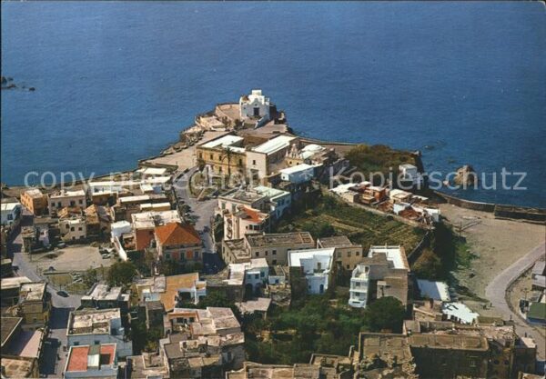 Forio d Ischia chiesa del soccorso dall aereo Flugaufn