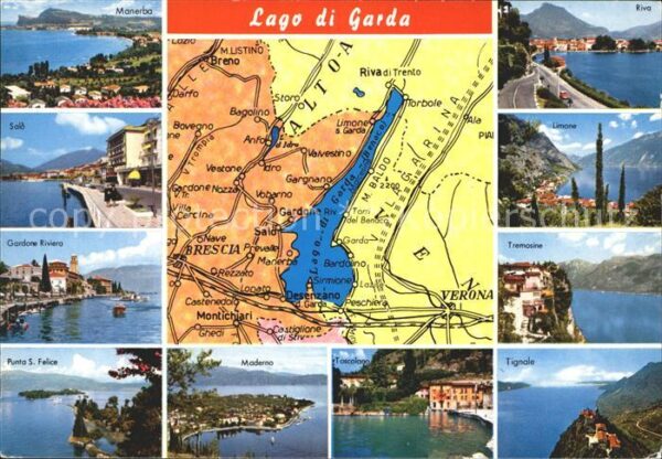 Lago di Garda Manerba Salo Gardone Riviera Punta San
