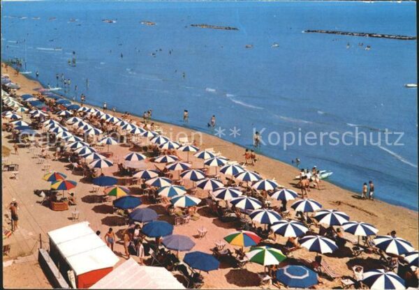 San Mauro Mare Rundgemälde Strand