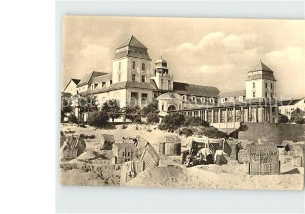 Binz Ruegen Strand Kurhaus
