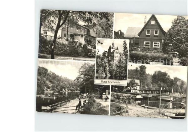 Kriebstein Burg HO-Gaststätte Waldhaus Lauenhain