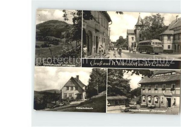 Waltersdorf Zittau Hubertusbaude Konsum-Gaststätte Grenzba