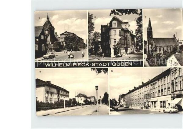 Guben Wilhelm Pieck- Strasse Postamt Klosterk