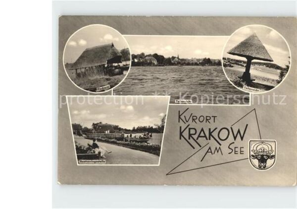 Krakow See Fischerei Bootsanlegestelle