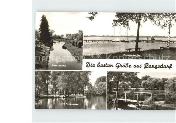 Rangsdorf Nymphensee Klein Venedig Rangsdorfer Se