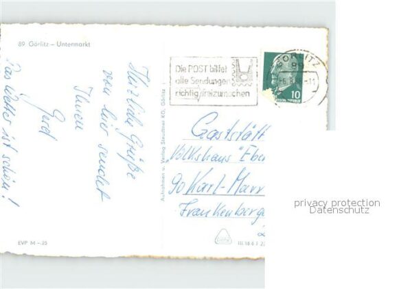 Goerlitz Sachsen Untermarkt – Bild 2