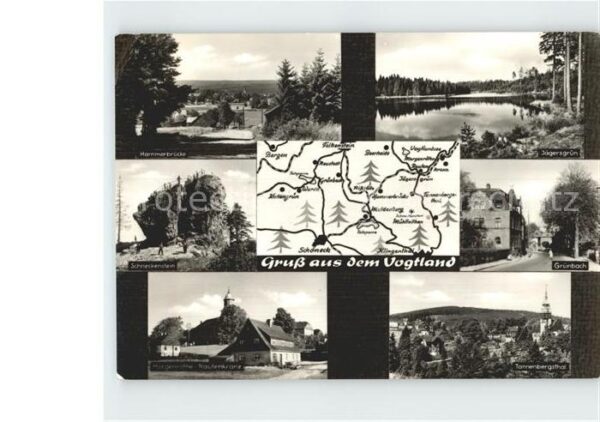 Gruenbach Vogtland Jägersgrün Hammerbrücke Schneckenstein