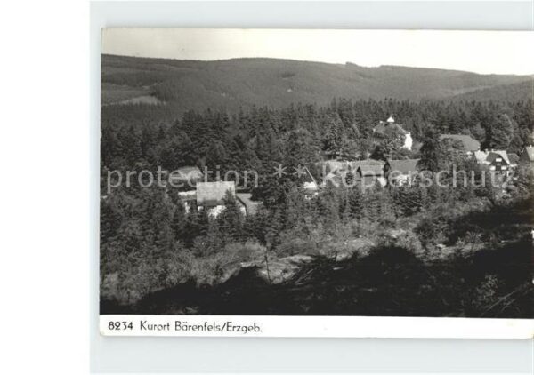 Baerenfels Erzgebirge Dorfansicht