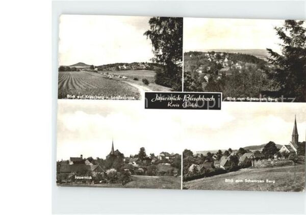 Jauernick-Buschbach Blick auf Kreuzberg und Landeskrone Bli