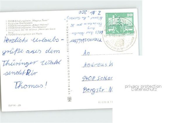 Bad Blankenburg Erholungsheime Magnus Poser Albert Häne – Bild 2