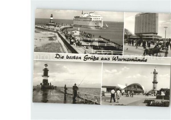 Warnemuende Ostseebad Hotel Neptun Fährschiff Warnemünde Stra