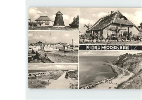 Insel Hiddensee Steilküste Hafen Strand Vitte Altes Hau