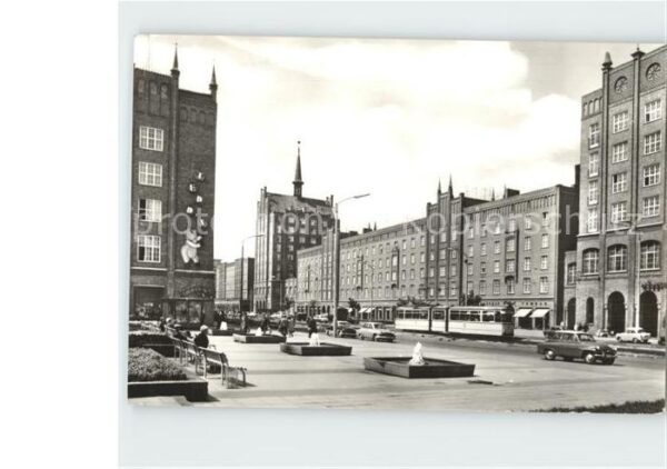 Rostock Lange Strasse Strassenbahn