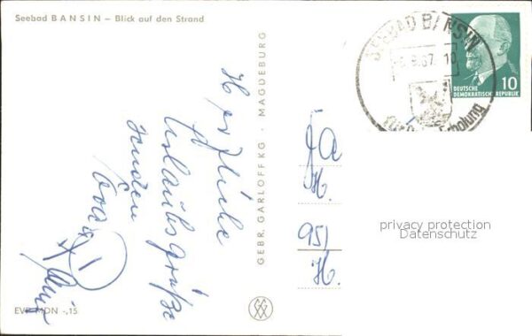 Bansin Ostseebad Seebad Strand – Bild 2