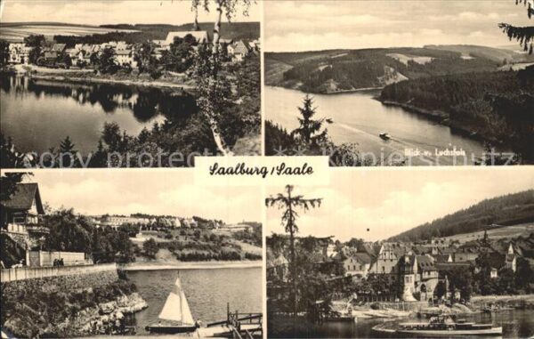 Saalburg Saale Luchsfeld See Boote