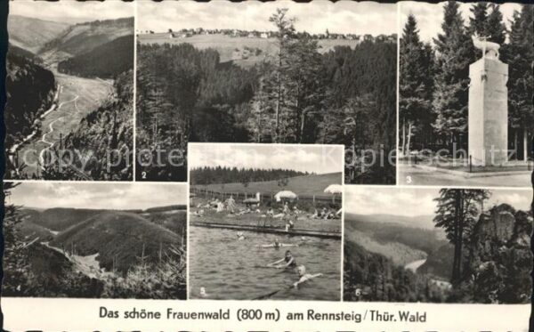Frauenwald Thueringen Rennsteig Thüringer Wald Schwimmbad Mon