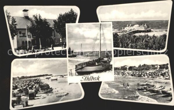 Ahlbeck Ostseebad Seebrücke Strand Boote