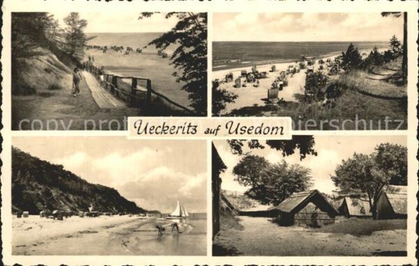 Ueckeritz Usedom Strand Ostsee Häuser