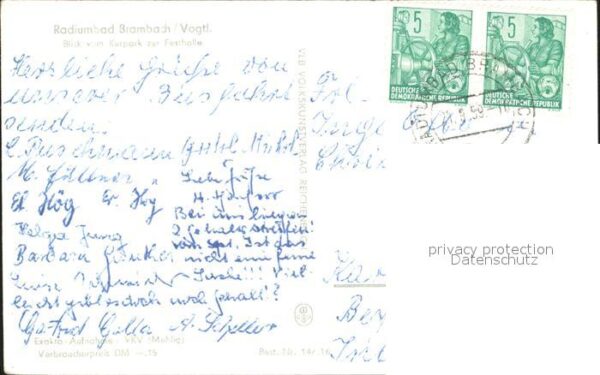 Brambach Bad Radium Kurpark Festhalle – Bild 2