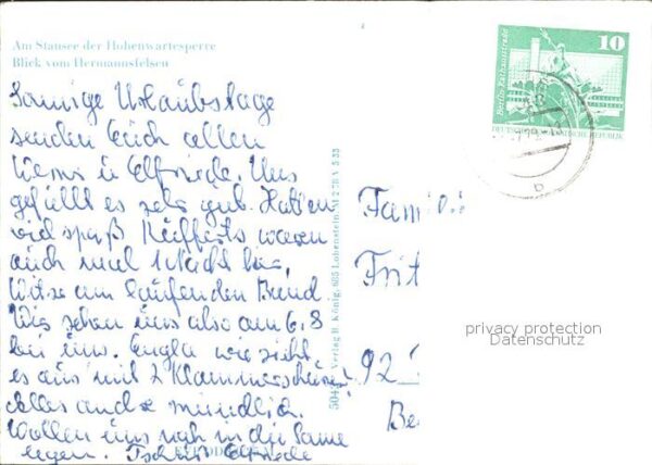 Hohenwarte Talsperre Hermannsfelsen – Bild 2