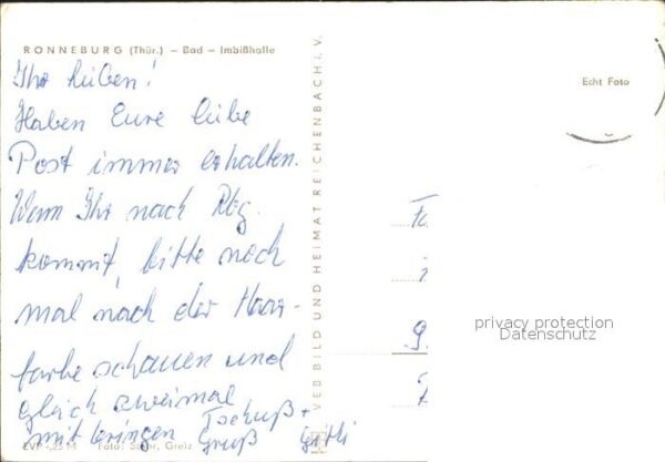 Ronneburg Thueringen Bad Imbisshalle – Bild 2