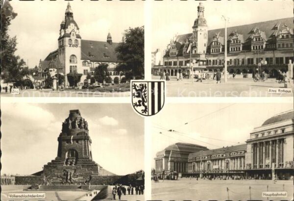 Leipzig Messestadt Völkerschlachtdenkmal Hauptb