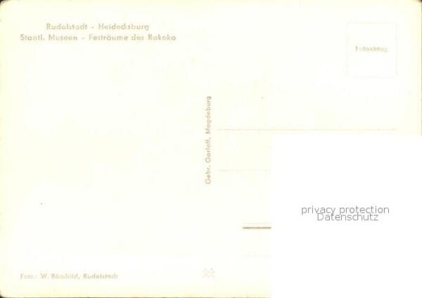 Rudolstadt Heidecksburg Staatliche Museen Festräum – Bild 2