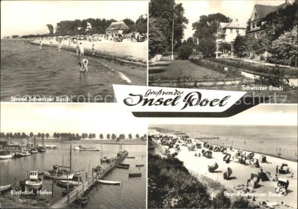 Poel Insel Strand Schwarzer Busch Kirchdorf Hafen