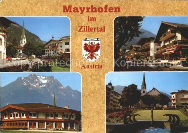 Mayrhofen Zillertal Ansichten Brunnen