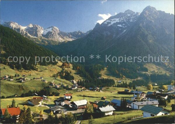 Mittelberg Kleinwalsertal Tobel Wildental
