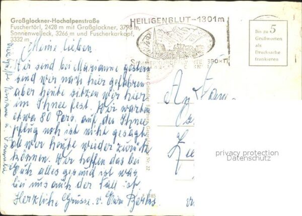 Grossglockner Hochalpenstrasse Fuschertörl Sonnenwell – Bild 2